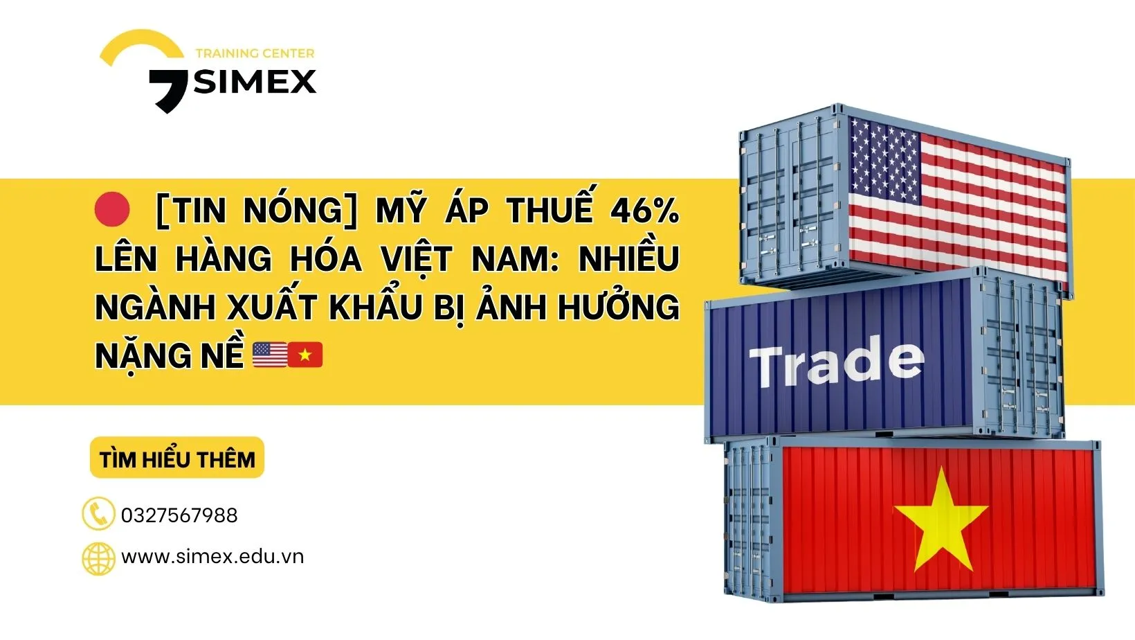 Mỹ áp thuế 46% lên hàng hóa Việt Nam: Nhiều ngành xuất khẩu bị ảnh hưởng nặng nề